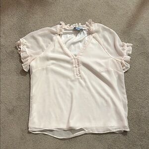 CeCe Ruffle Sleeve Blouse